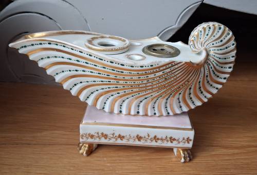 Rare encrier forme de - rare,