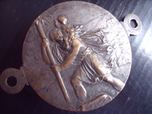 Plaque saint christophe - saint, pour
