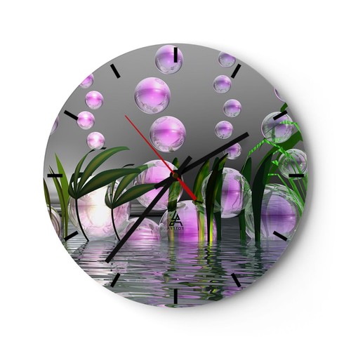 Horloge murale verre - en,