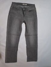 Jeans Levis 712 W28 L30 slim gris stretch femme