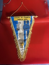Fanion Football Marseille Bastia Finale Coupe De France 1972