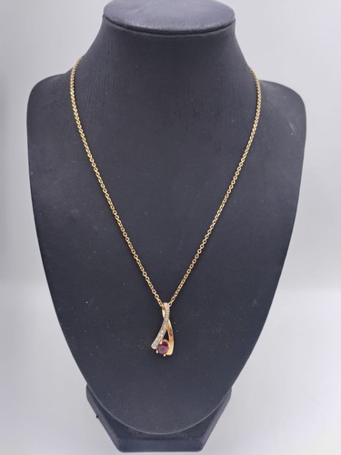 Collier pendentif plaqué - , or