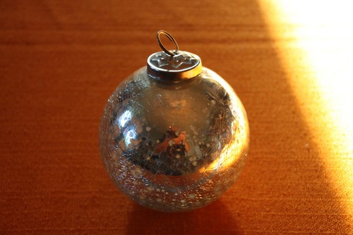 Ancienne boule noël en - boule,