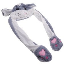  Chapeau Kawaii Bonnet Chaud Avec Oreille Qui Bouge Drole De Costume Fête