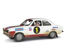 LAUDORACING-MODELS FORD ESCORT RALLY 1968 TERENCE HILL - WHITE LM128C2 1/18