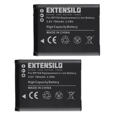 2 Batteries pour Samsung PL20 SL600 SL50 PL200 PL171 PL170 PL90 PL80 700mAh 3,6V