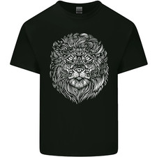 T-Shirt Drôle Hipster Lion