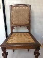 Chaise fin 19e en acajou