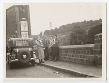 Renault PrimaQuatre KZ8 et ses passagers, Longuyon - Photo Anonyme Snapshot 1939