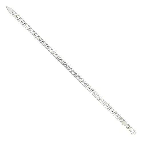 Lourd homme argent massif plat - lourd,