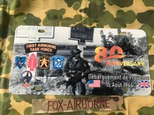 Plaque Alu commemorative du 80