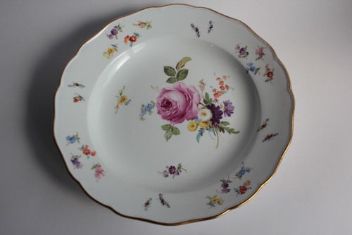 Meissen assiette porcelaine - meissen,