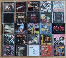 LOT 103 CDs HARD ROCK PROG FOLK POP Iron Maiden Yellow Tricycle Rolling Stones 