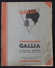 Catalogue 1930 n°22 GALLIA