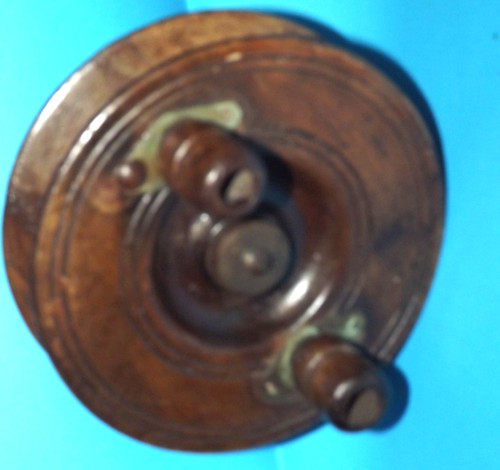 Ancien moulinet bois et - en,