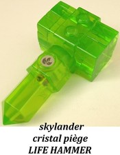 skylanders LIFE HAMMER cristal piège figurine loose