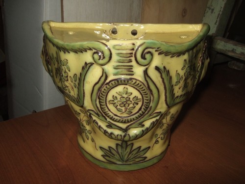 Rare bouquetière faïence - en,