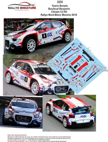 Decals ref 2255 citroen - ref,