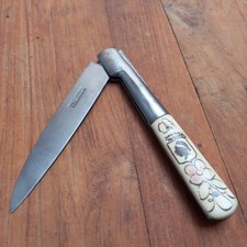 Grand Couteau Corse VENDETTA 716 VÉRITABLE ÉDOUARD 27,50 Cm Manche en OS
