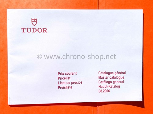 Tudor catalogue officiel prix