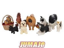 LC6 Lot 10 chiens Résine 6 à