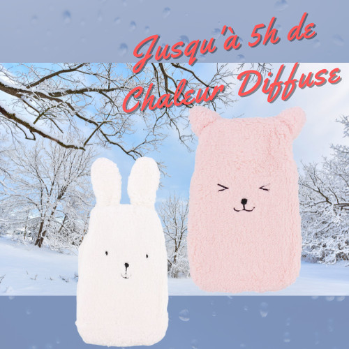 Bouillotte peluche eau bébé - bouillotte,