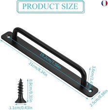 2 Pièces Poignée de Porte Coulissante, Poignée de Porte de Grange Coulissante, P