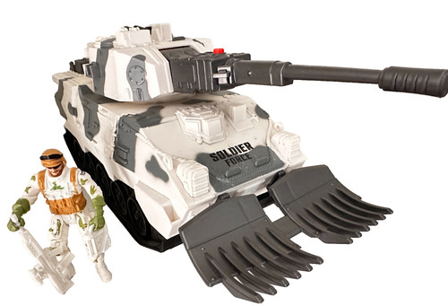 Chap mei char tank - tank, neige