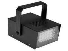 HQ-Power Mini-stroboscope puissant avec 24 LEDs blanches, compact et portable,
