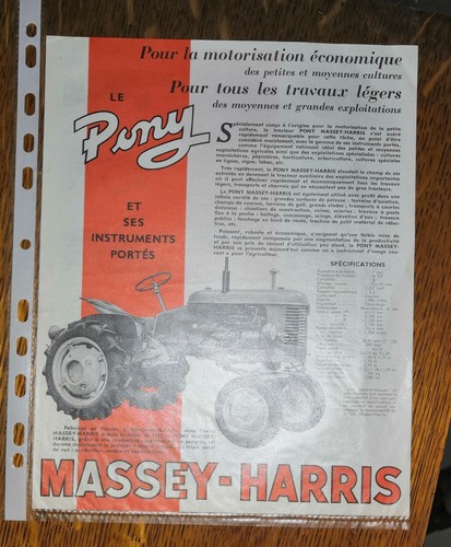 Catalogue tracteur pony massey - catalogue,