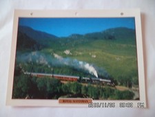 CARTE FICHE TRAIN ROYAL SCOTSMAN