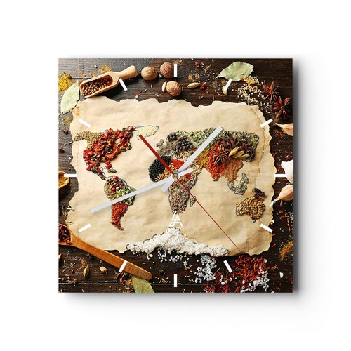 Horloge murale verre - horloge,