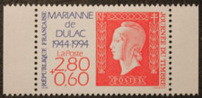 Timbre france marianne de - -,