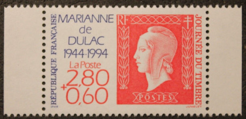 Timbre france marianne de - -,