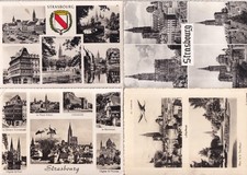 Lot de 4 cartes postales