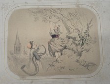 Lithographie ancienne XIXe