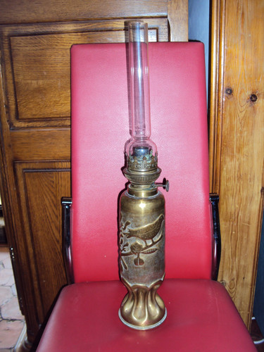 Ancienne lampe pétrole - lampe,
