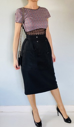 Jupe boutonnée high waist - high,