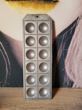 MOULE A RAVIOLES RAVIOLI PLAQUE FORME RAVIOLE PÂTE ITALY VINTAGE 