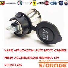 Applications Variées Auto Moto Camping Prise Allume-Cigare Femelle 12V Neuf 235