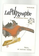 LA POLYGRAPHE vol.24.25.26 Voix et autres voies 2002