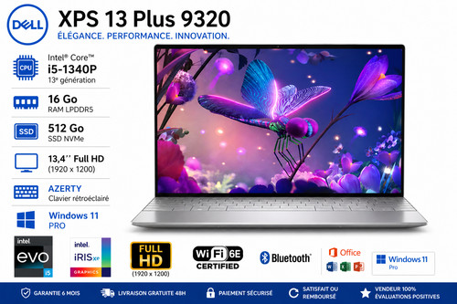 Dell xps plus - 9320, i5