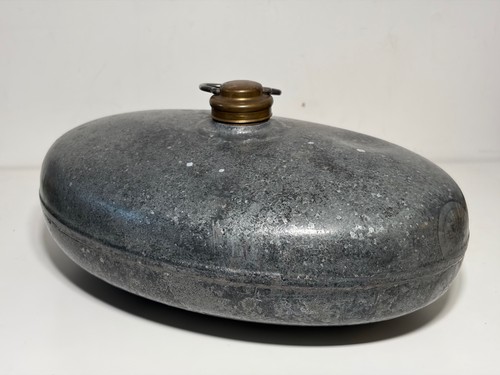 Bouillotte zinc ovale - , bouchon