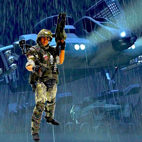 Aliens drop ship diorama - aliens,