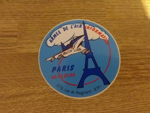 Ancien autocollant armee - , de