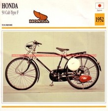 HONDA Cub 50 Type F 1952 