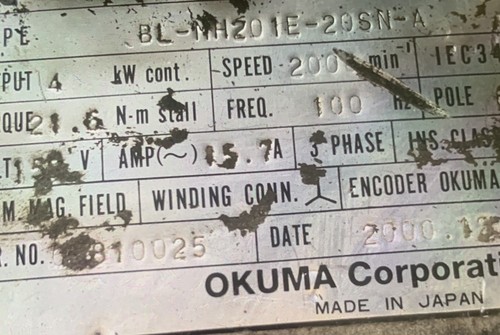 Okuma mh201e 20sn - okuma, bl-mh201e-20sn-a