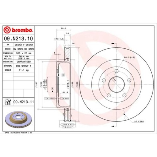 Brembo disques frein - disques,