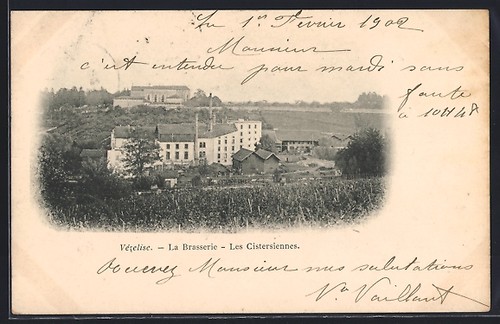 Cpa vézelise brasserie - cpa, vézelise,