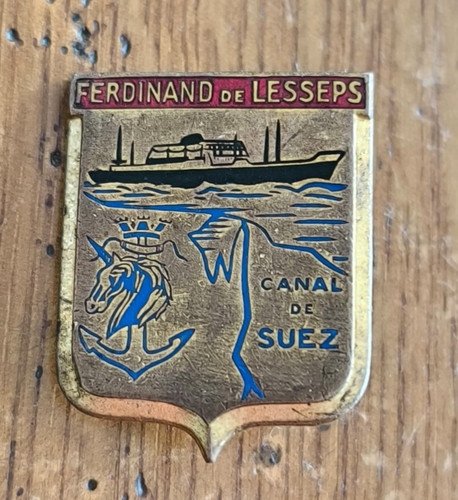Insigne ferdinand lesseps - insigne,